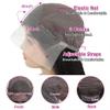 13x4 Body Wave Lace Front Wigs Human Hair Pre Plucked 200% Density HD Transparent Lace Frontal Wigs for Women, 9A, Small Bleached Knots, with Baby Hair,Natural Color (30 inch) view 4