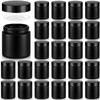 Norme 24 Pcs 4 oz Glass Jars with Lids Cosmetic Jars, Frosted Black view 1