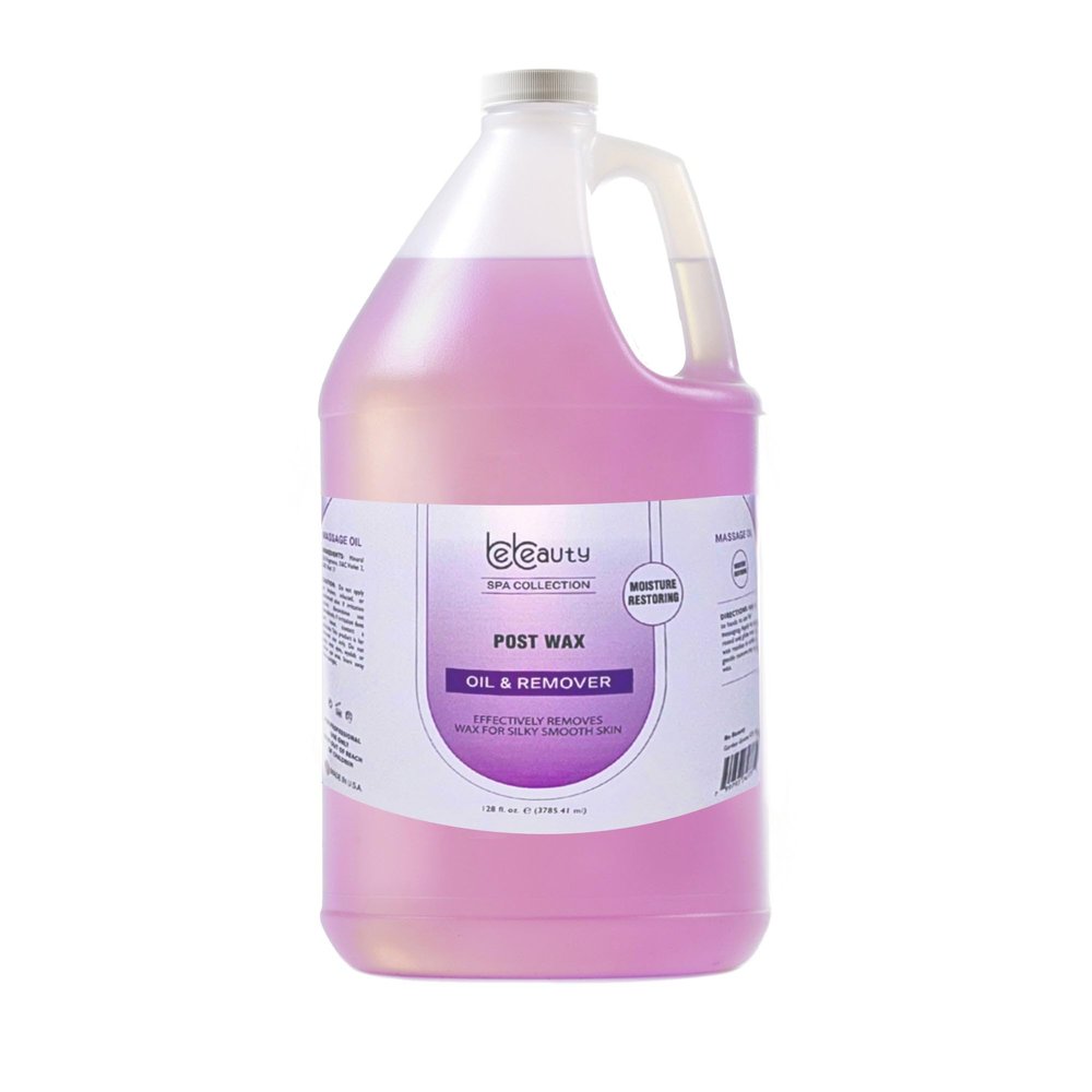 Post Wax Massage Oil Nourishing Wax Remover & Hydrating Aftercare for Smooth, Comfortable Skin by BeBeauty 1 Gallon