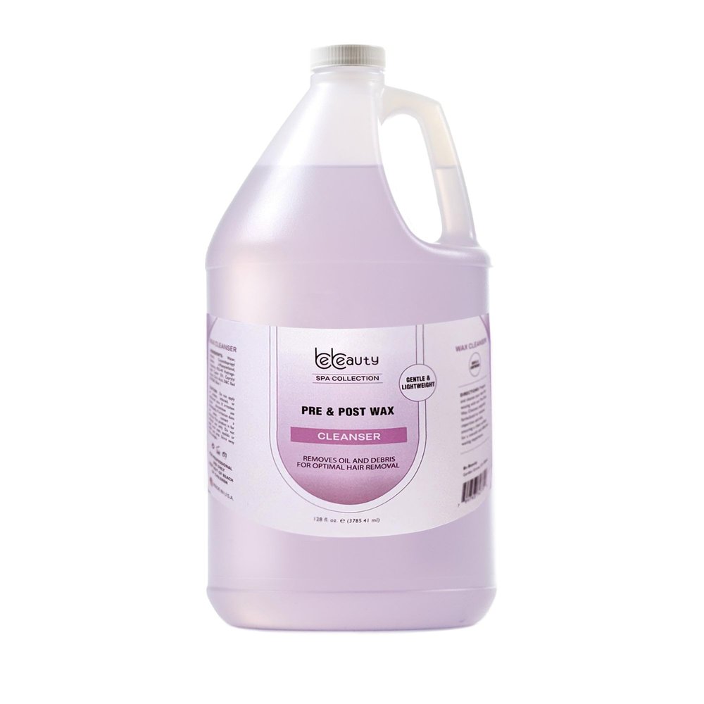 Pre-Wax Cleanser Professional Waxing Skin Prep Solution, Purifying Pre-Wax Cleaner for Smooth & Effective Hair Removal by BeBeauty 1 Gallon