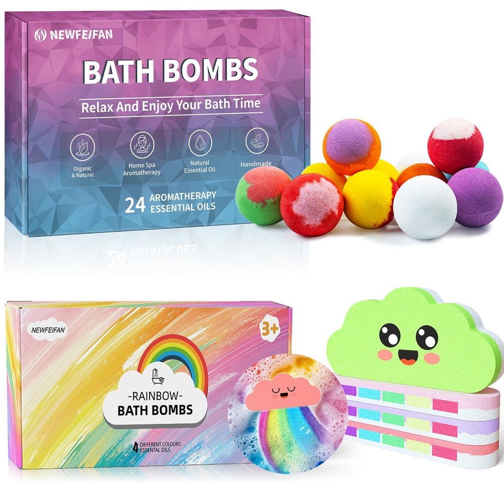 Bath Bombs+Rainbow Halloween Bath Bombs
