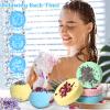 JUYRLE 2 in 1 Bath Bomb and Bath Salts Making Kit - Spa Craft Set for Adults to Make Your Own Shower Bombs & Sea Salt Scrubs with Lavender & Rose, Molds, Press, and Supplies, Gifts for Women & Men view 4