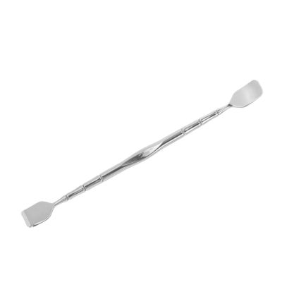 Healvian Double-end Stainless Steel Blackhead Scraper Facial Skin Care Tool for Gentle Blackhead and Whitehead Removal Portable Face Cleaner for Nose Forehead and Travel Use