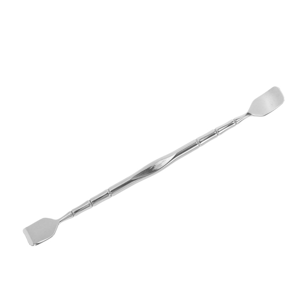 Healvian Double-end Stainless Steel Blackhead Scraper Facial Skin Care Tool for Gentle Blackhead and Whitehead Removal Portable Face Cleaner for Nose Forehead and Travel Use