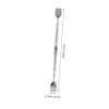 Healvian Double-end Stainless Steel Blackhead Scraper Facial Skin Care Tool for Gentle Blackhead and Whitehead Removal Portable Face Cleaner for Nose Forehead and Travel Use view 2
