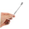Healvian Double-end Stainless Steel Blackhead Scraper Facial Skin Care Tool for Gentle Blackhead and Whitehead Removal Portable Face Cleaner for Nose Forehead and Travel Use view 3