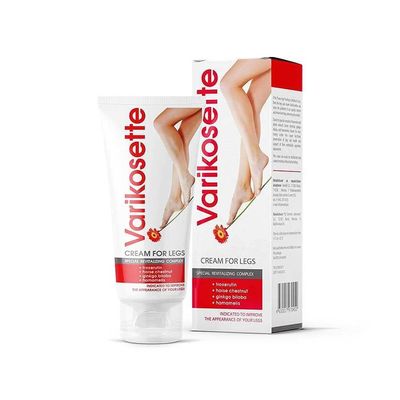 10 Tubes Set Moisturizing Leg and Foot Cream Varikosette by Hendel Garden (75 ml Each / 25 fl oz Total) Refreshing Hydration Cream