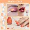 50Pcs Eye Shadow Applicators Eyeshadow Brush Disposable Double Sided Sponge Tip Eye Shadow Applicators Eyeshadow Sponge Applicator Brushes 2.4 Inch view 2