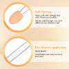 50Pcs Eye Shadow Applicators Eyeshadow Brush Disposable Double Sided Sponge Tip Eye Shadow Applicators Eyeshadow Sponge Applicator Brushes 2.4 Inch view 3