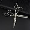 6.0" Professional Haircut Scissors Thinning Shears, 7PCS Salon Multifunctional Thinning Scissors Kit, Fine Adjustment Tension Screw, for Home Salon Barber view 1