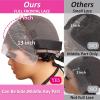 Short Curly Pixie Cut 13x4 Lace Front Wig Human Hair Wigs 13x4 HD Lace Frontal Wigs Short Layered Curly Glueless Wig Pre Plucked Deep Wave Pixie Cut Human Hair Wigs for Black Women, Natural Black view 4