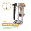 Alipis Men Razor Stand Shaving Brush Holder Rustproof Bathroom Organizer for Beard Tools Storage Rack Space-saving Drying for Grooming Essentials view 2