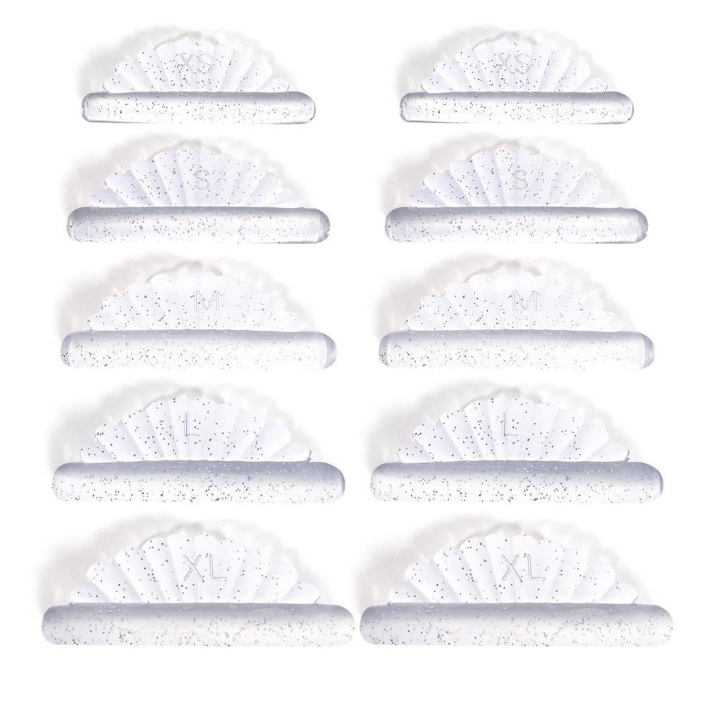 10 pair Lashlift Pads Shields Self Sticky Lash Lift Rods C-Curl Pad Soft Eyelash Perm Rod Air Bubble Silicone-Light Weight Guard No glue Reusable Eyelash Perming for Eyelashes Lifting