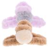STOBAZA 2pcs Furry Hair Claw Clips for Women Lightweight Hair Jaw Clamps Soft Texture Strong Hold for Weddings Birthdays Christmas view 1
