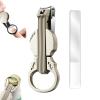 Anti-Splash Nail Clippers with Magnifying Glass view 2