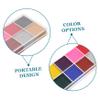 GANAZONO 2 Boxes Water-soluble Facial Paint Kit Vibrant Colors Skin-safe Washable Makeup Palette for Halloween Cosplay Theater Festivals Quick-remove Water-soluble Facial Painting Supplies view 3