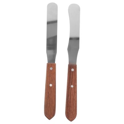 Vaguelly Professional Stainless Steel Waxing Spatula with Ergonomic Wooden Handle Versatile Hair Removal Tool for Full Body Use Portable Wax Applicator for Home and Travel Suitable for All