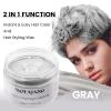 Halloween Kit, Gray Temporary Hair Dye Wax, Fake Blood Washable, Face Paint Kit, Painting Palette with Brushes Body Paint view 3