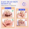 SASSYTIP Cuticle Remover Gel, 15-20 Second Rapid Softening with Jojoba Oil & Vitamin E, Gentle Dead Skin Remover for Hands & Feet, Home & Salon Use, 1 fl. oz. (Clear) view 3