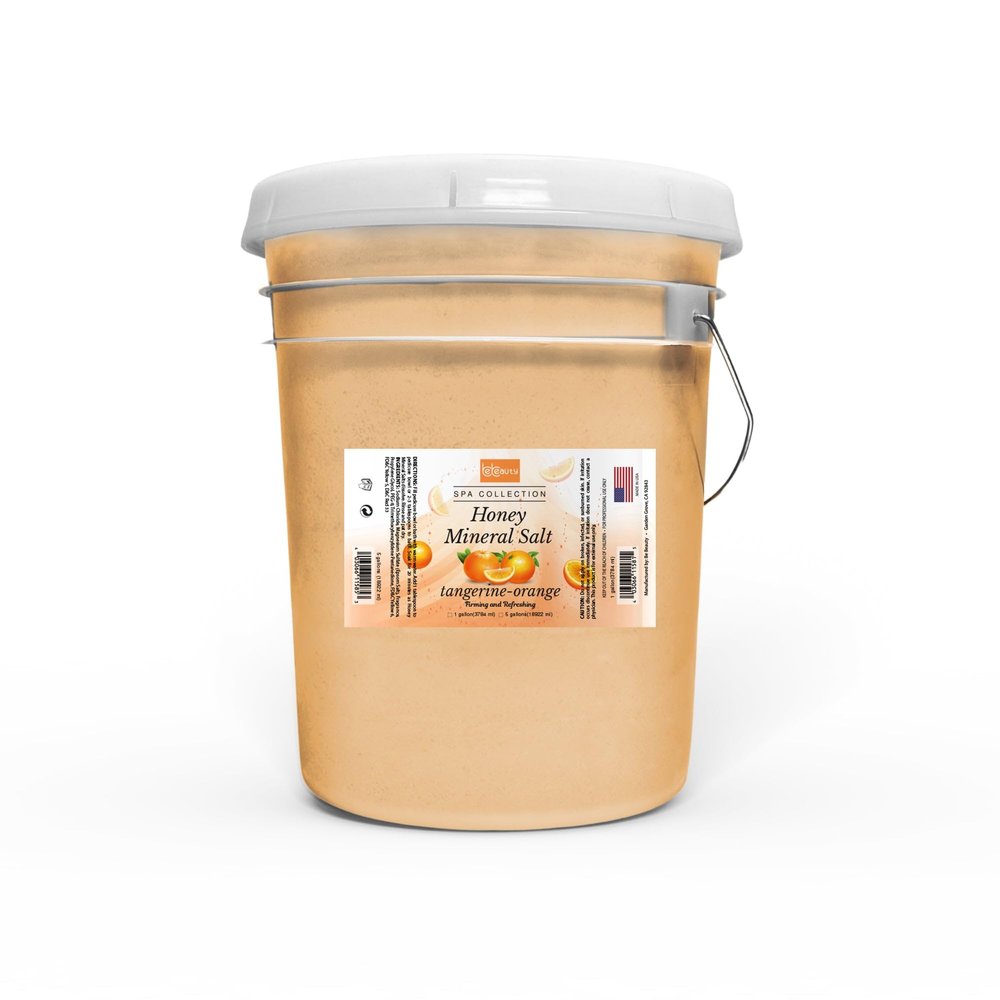 BeBeauty Tangerine Orange Honey Mineral Salt 5 Gallon