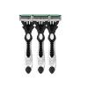 CC0144 Professional 6-Layer Stainless Steel Safety Razor Blades - Manual Shaver For Ultra-Smooth Shaving, Face Care & Beard Hair Remover(3PCS) view 1