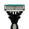 CC0144 Professional 6-Layer Stainless Steel Safety Razor Blades - Manual Shaver For Ultra-Smooth Shaving, Face Care & Beard Hair Remover(3PCS) view 4