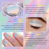 afmicat 5 Colors Glitter Eyeshadow, Multichrome Chameleon Eye Shadow Palette, Long Lasting Shiny, Waterproof & Smudgeproof Sparkle Shimmer Eyeshadow, Eye Shadow Fairy Makeup for Women & Girls, 01 view 3