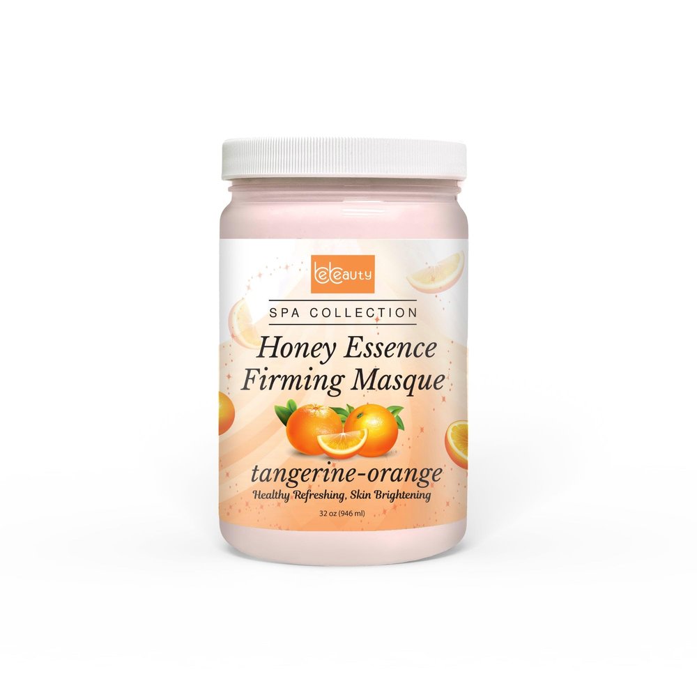 BeBeauty Tangerine Orange Honey Essence Firming Masque Nourishing & Revitalizing Formula for Hydrated, Smooth & Radiant Skin 32 oz