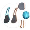 DECHOUS 2pcs Pedicure Foot File Plastic Callus Remover Foot Scrubber for Dead Skin Removal Home and Professional view 2