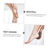 DECHOUS 2pcs Pedicure Foot File Plastic Callus Remover Foot Scrubber for Dead Skin Removal Home and Professional view 3