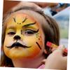 SHERCHPRY Neon Fluorescent Blacklight Face and Body Paint for Adults Water-based Makeup with Brushes and Palette Safe Skin-friendly Party and Festival Body Paint Random Color view 3