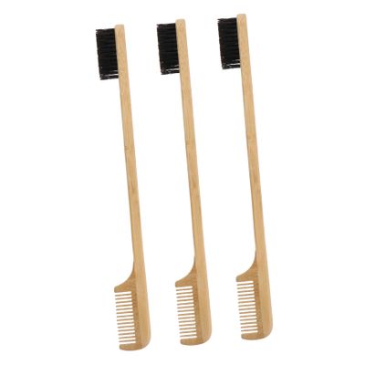 STOBAZA Double Heads Eyebrow Comb Brush for Women and Men Dual-ended Brow Trimming Grooming Tool Use Makeup Accessory for Neat and Clean Eyebrows