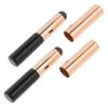 Alipis Portable Silicone Lip Brush with Rounded Head Versatile Lipstick Applicator and Concealer Makeup Tool for Women Small for Easy Carry and Precise Smudging Black view 1