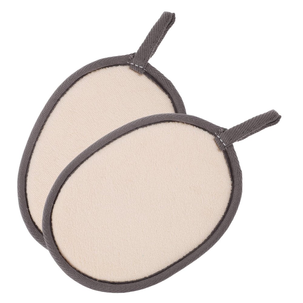 Alipis 2pcs Bath Loofah Sponges Soft Exfoliating Shower Body Scrubber for Deep Cleansing and Dead Skin Removal Comfortable Loofah Sponge Pads for Daily Bath Use