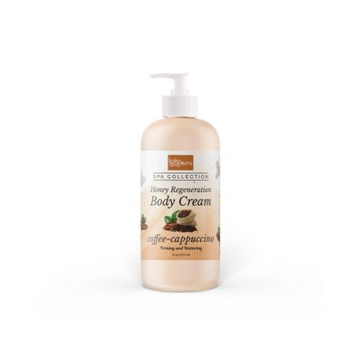 BeBeauty Coffee Cappuccino Honey Regeneration Lotion Nourishing Body Cream with Shea, Cocoa & Jojoba Oils