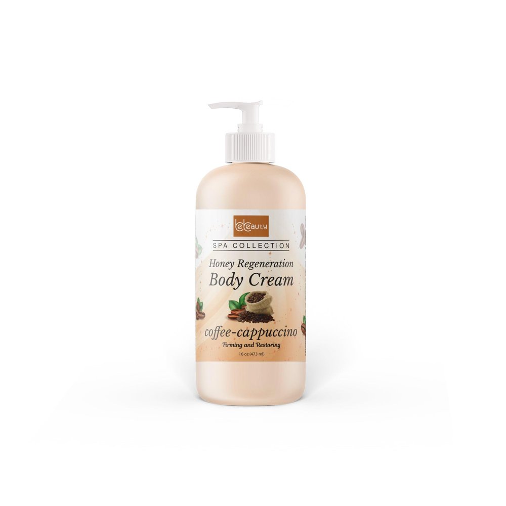 BeBeauty Coffee Cappuccino Honey Regeneration Lotion Nourishing Body Cream with Shea, Cocoa & Jojoba Oils