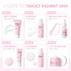 6Pcs Sakura Skincare Kit The Skin Care Set Includes Facial Cleanser, Toner, Lotion, Essence, Eye Cream And Face Cream Beauty Travel Skincare Gift Set, For Teenage Girls Women view 3