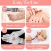 3 Pairs White Cotton Moisturizing Gloves, Touchscreen-Friendly Gloves, Fingerless Glove for Fishing, Sport, Running, Biking, Driving, Golf, Garden, Rowing and Billiards (2 Open Fingertips Per Glove) view 4