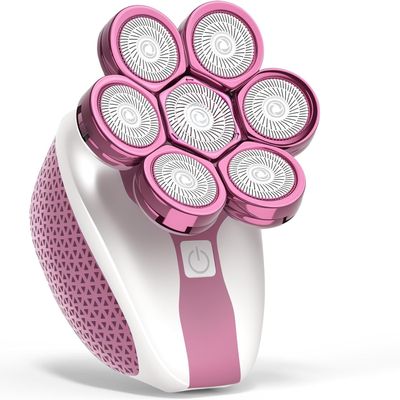 Electric Razors for Women, 7D Shavers for Women with LED Display, Rechargeable Waterproof Electric Shaver, Multi-Function Body Hair Shaver Grooming Kit for Legs/Face/Armpits/Bikini(Pink)