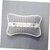 Alipis Mesh Bathtub Pillow with Neck and Shoulder Support Polyester Spa Bath Pillow with Strong Suction Cup Fit for Tubs and Spas Bathroom Headrest for Relaxation view 2