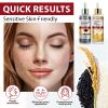 Black Rice Exfoliant+Rice Ampoule Exfoliant,Exfoliating Face Scrub & Body Scrub Dead Skin Cells Blackheads Remover For All Skin Types Korean Skin Care 100ml view 2