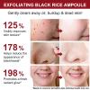 Black Rice Exfoliant+Rice Ampoule Exfoliant,Exfoliating Face Scrub & Body Scrub Dead Skin Cells Blackheads Remover For All Skin Types Korean Skin Care 100ml view 4