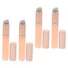 Alipis 4 Pcs Silicone Lip Brush with Cap Reusable Round Head Lipstick Applicator for Precise Even Coverage Portable Multifunctional Makeup Tool for Travel and Daily Use view 1