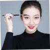 Alipis 6Pcs Angled Eyebrow Brush and Lash Curler Portable Dual-ended Makeup Brushes for Defined Brows and Natural Lashes Black Synthetic Hair for Use view 2