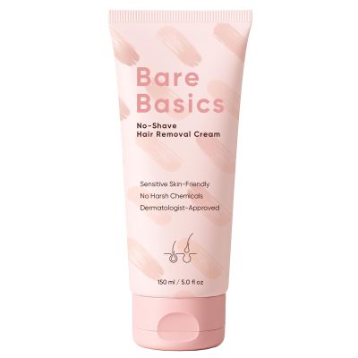 Bare Basics No Shave Hair Removal Cream - Effortless Hair Removal, Long-Lasting Smoothness, Sensitive Skin-Friendly - 150ml/5.0fl oz (1)