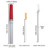 Moduzila Emergency Decompression Needles, Lightweight First Aid Accessory 14G Piercing Needles for Outdoor Exploration Camping Trekking, 2pcs/set view 3