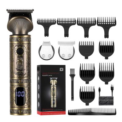 EWKYLSEM Hair Trimmer Professional Clipper Metal Cutting Machine Electric Cordless Rechargeable for Men(Green)