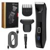 2 in 1 Painless Face Shaver Bikini Mens Body Trimmer IPX6 Waterproof Ball Rechargeable Electric view 1