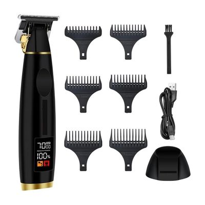 EWKYLSEM Hair Cutting Wireless Adjustable Electric Clipper Men's Professional Rechargeable Beard Trimmer(Red)