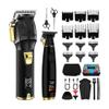 EWKYLSEM Hair Cutting Wireless Adjustable Electric Clipper Men's Professional Rechargeable Beard Trimmer(Red) view 2
